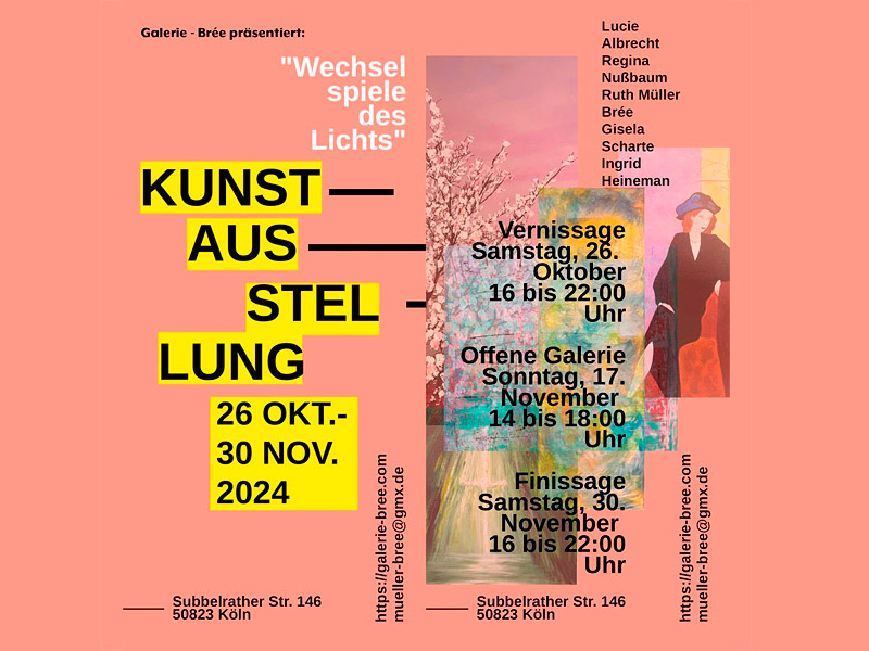 Bild zur Ausstellung 'Wechselspiele des Lichts'